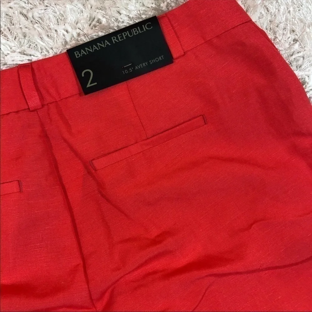 Banana Republic Linen Avery Bermuda Shorts 2